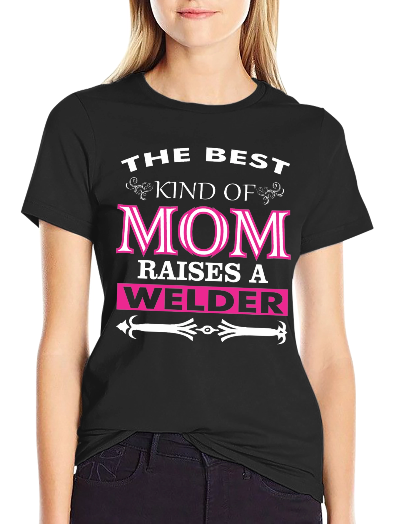 Best Kind of Mom Welder T-Shirt