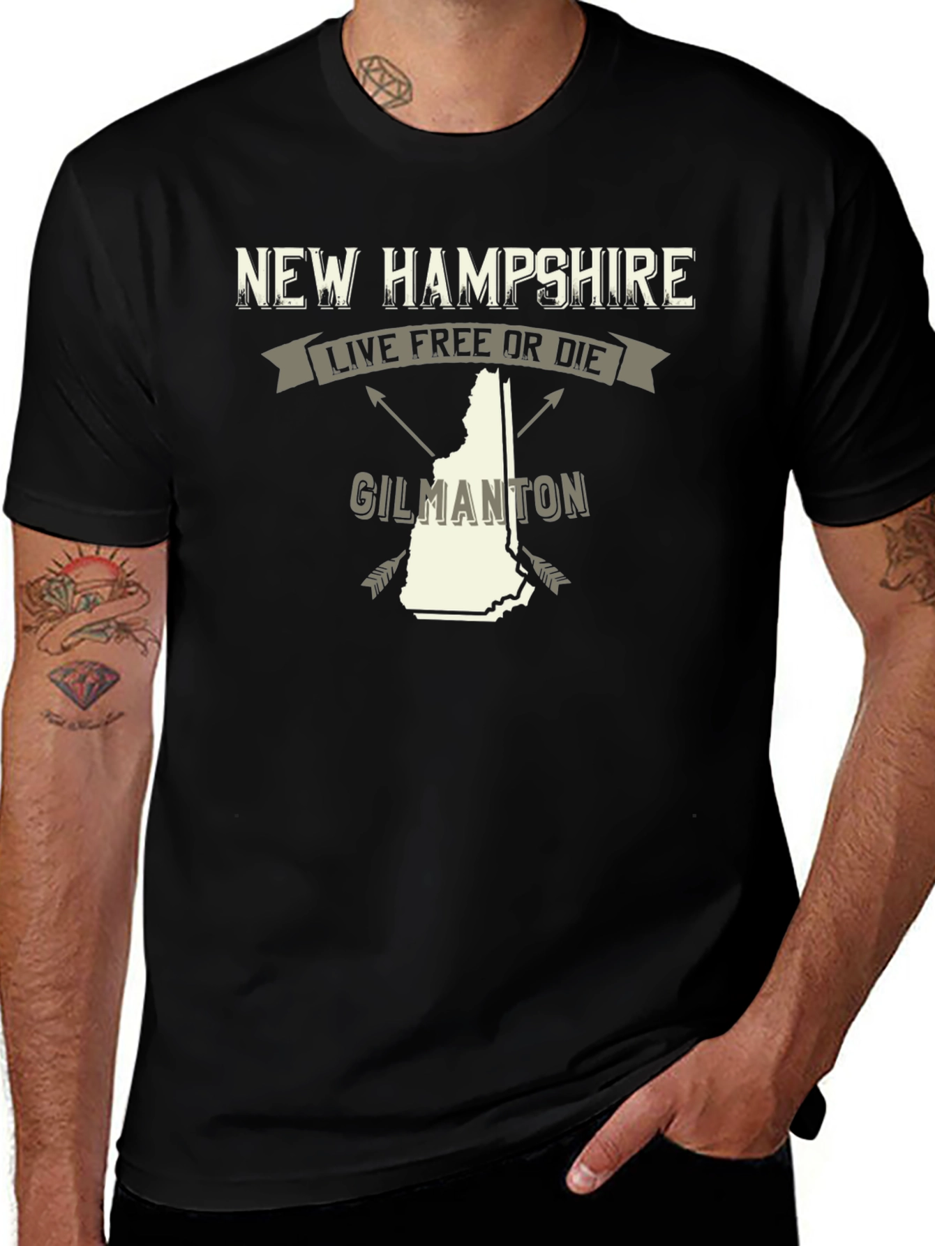 New Hampshire Gilmanton T-Shirt - Live Free