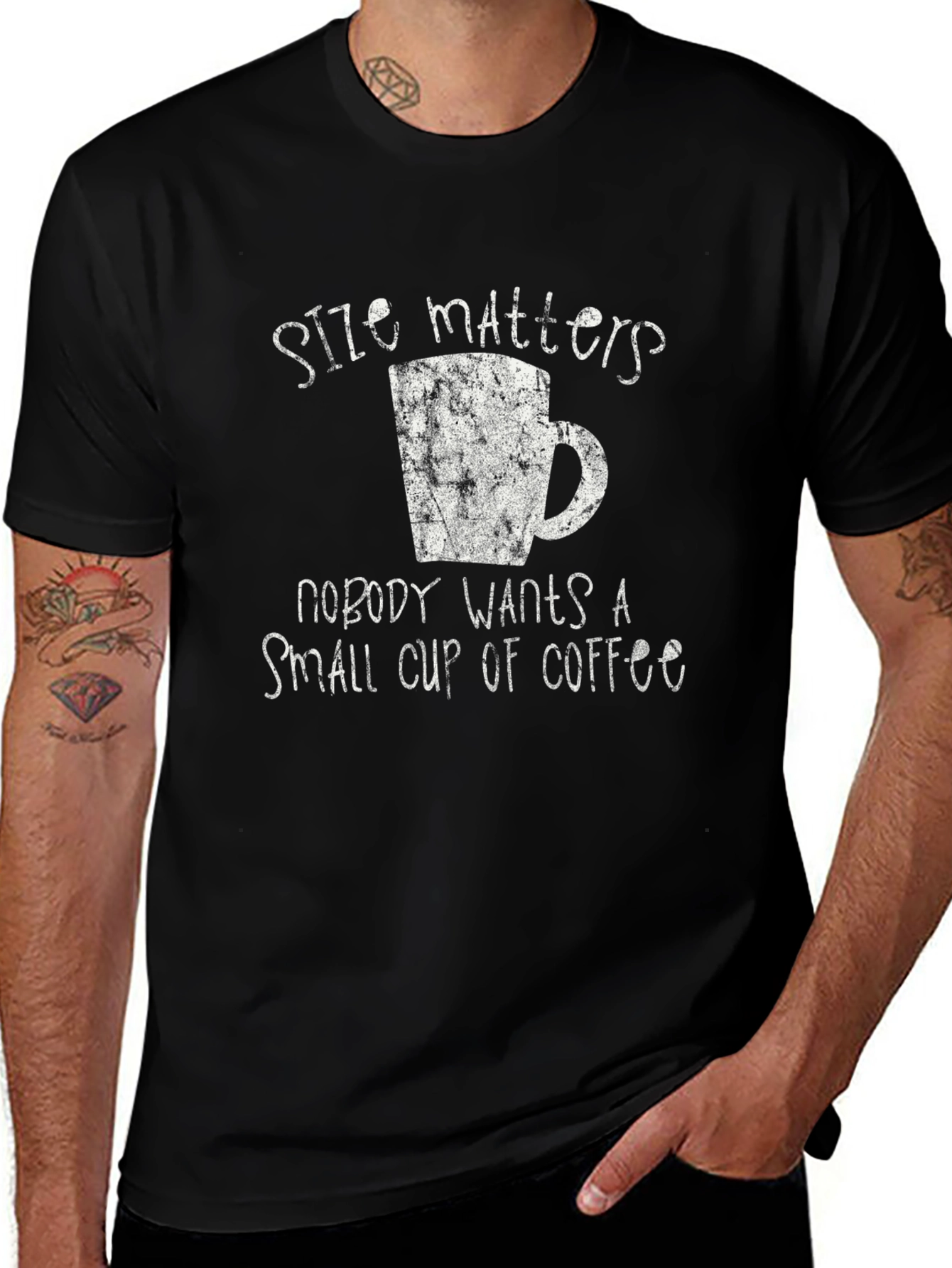 Size Matters Coffee T-Shirt