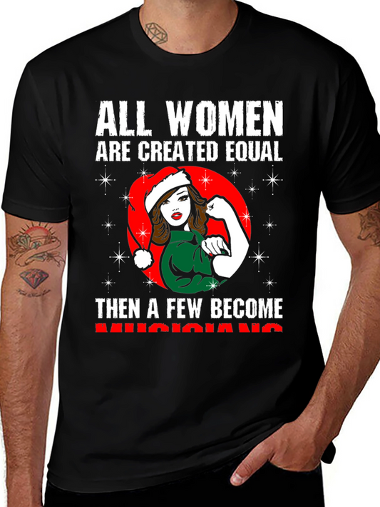 All Women Musicians Christmas T-Shirt