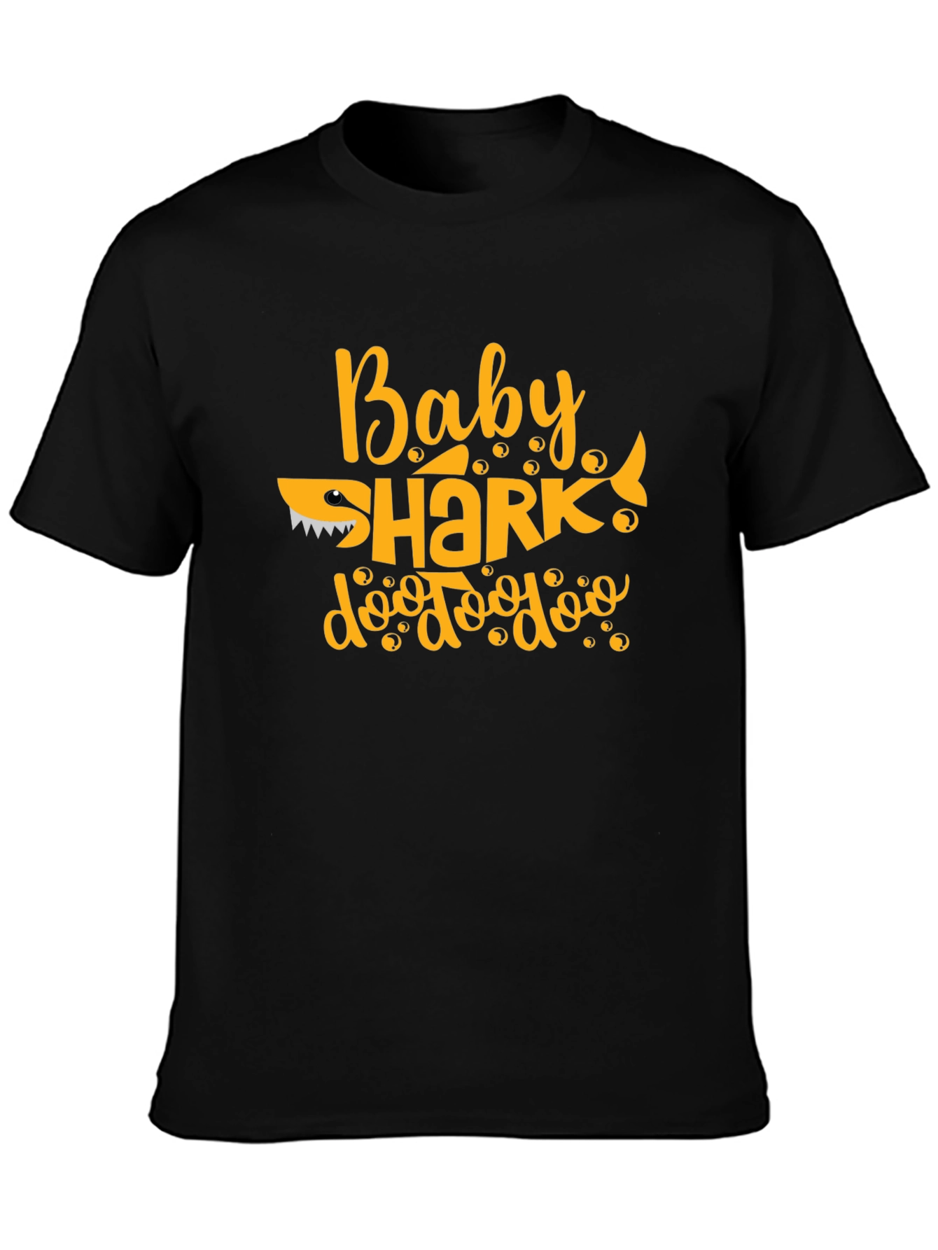 Baby Shark Black Graphic Tee