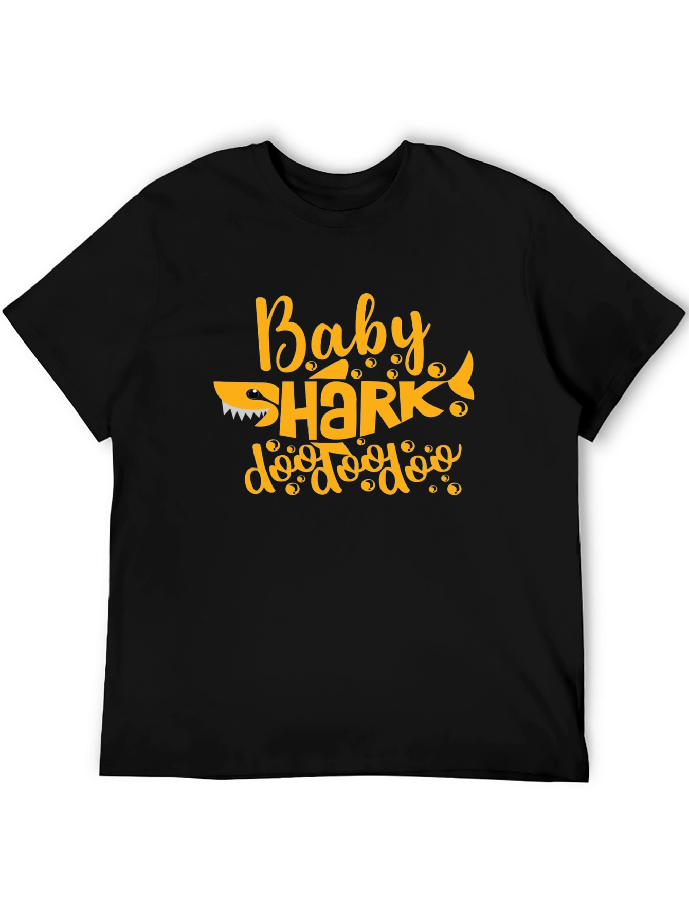 Baby Shark Black Graphic Tee