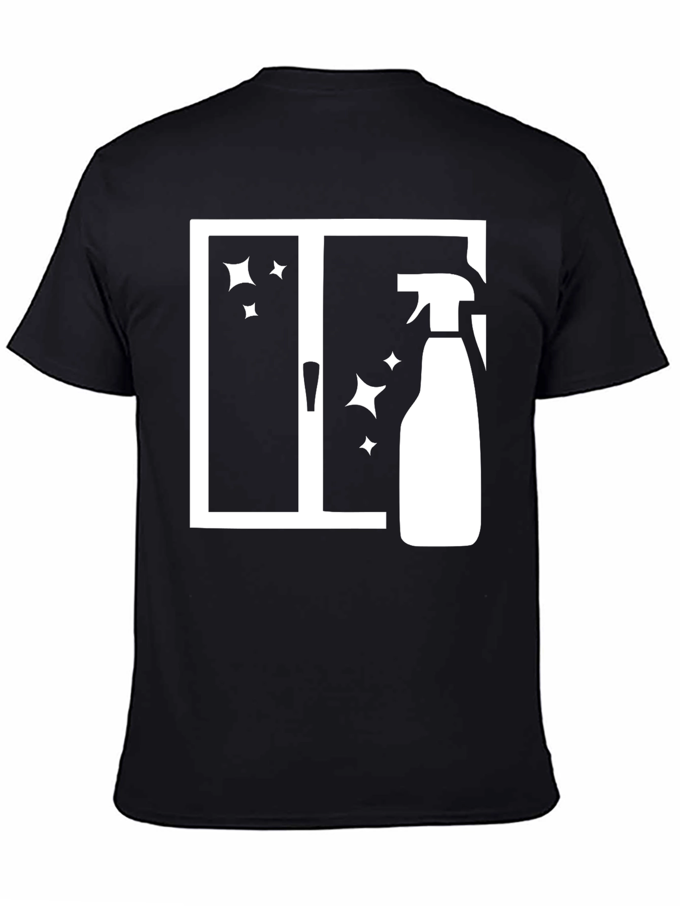 Cleaning Window T-Shirt - Funny Janitor Tee