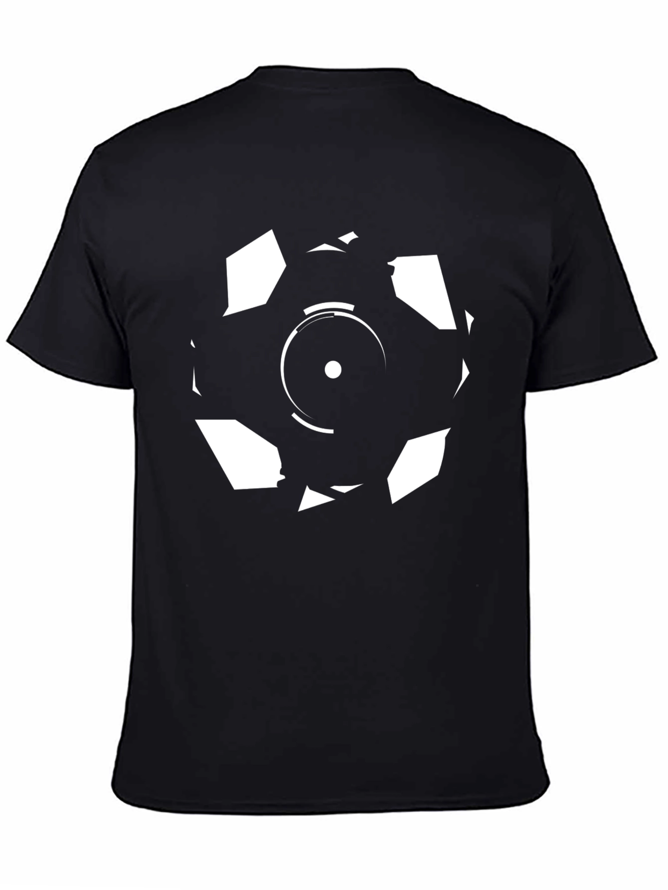 Abstract Graphic Black T-Shirt