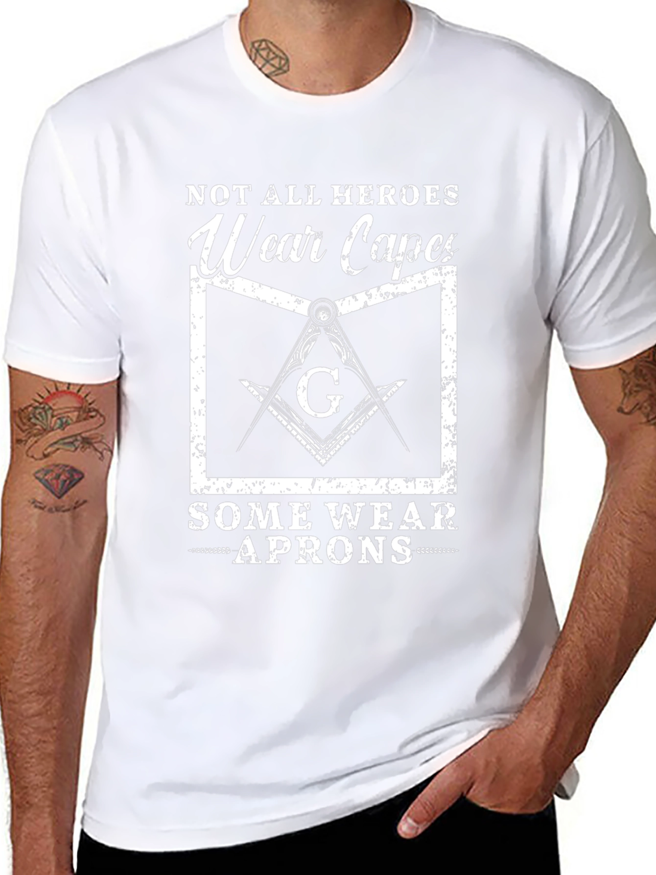 Heroes Wear Aprons Graphic T-Shirt