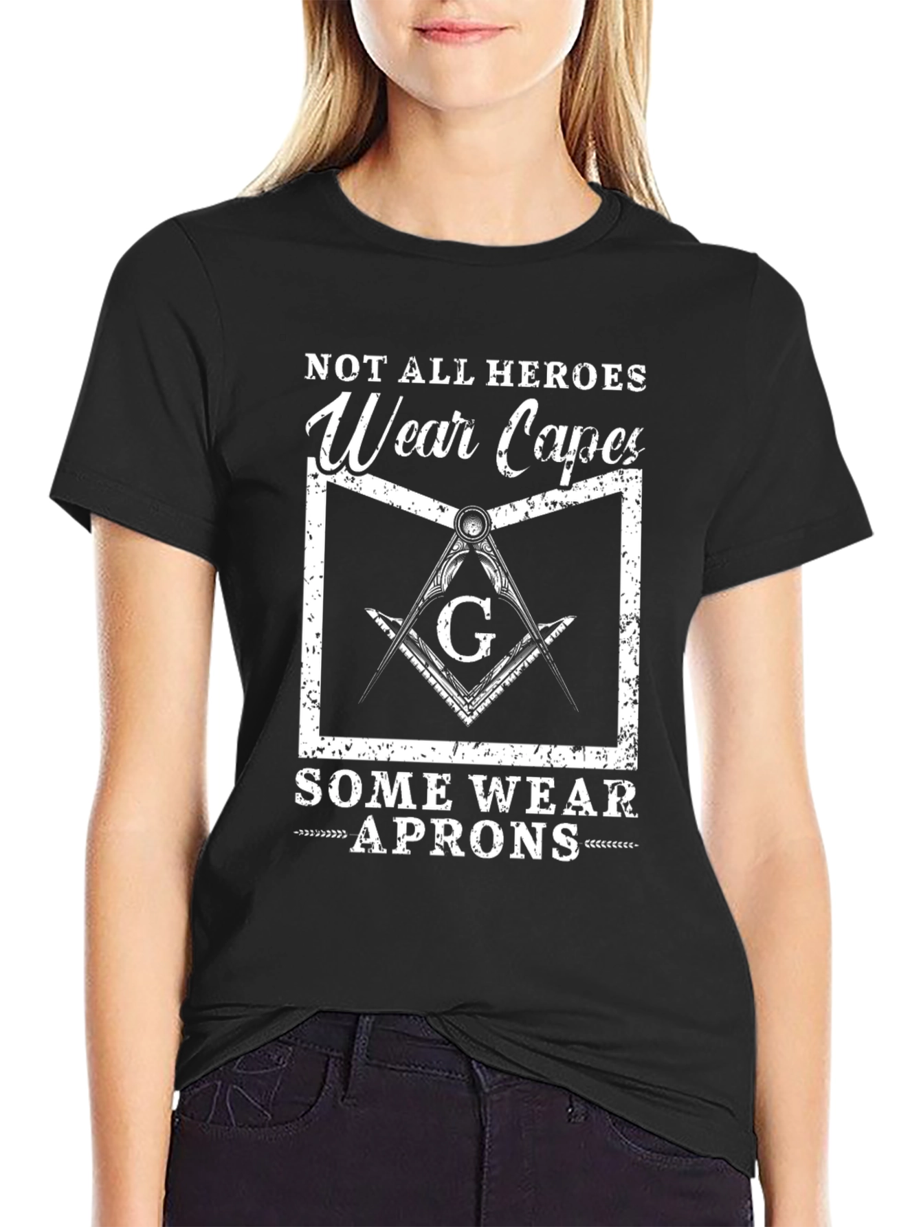 Heroes Wear Aprons Graphic T-Shirt