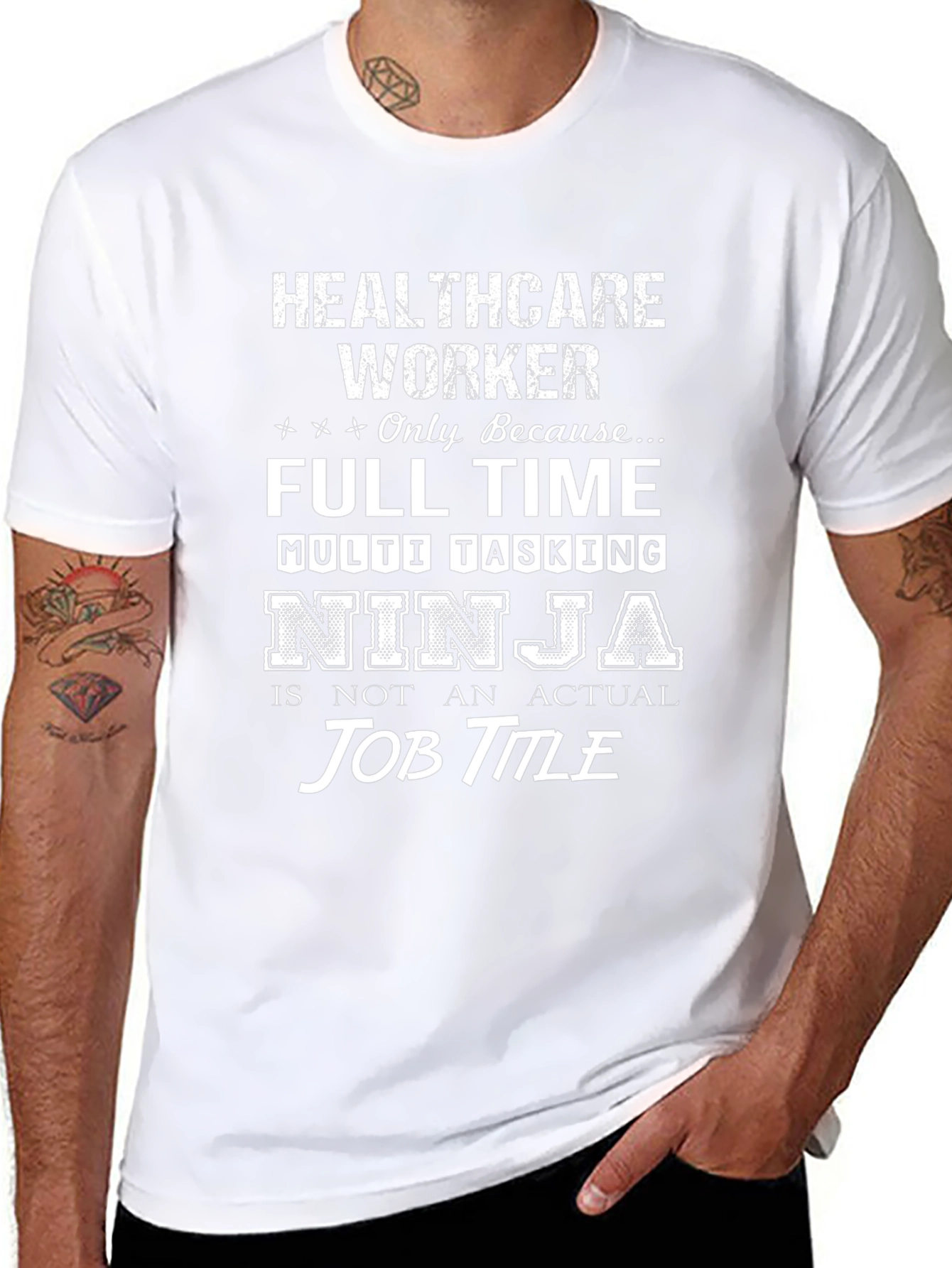 Healthcare Worker Ninja T-Shirt