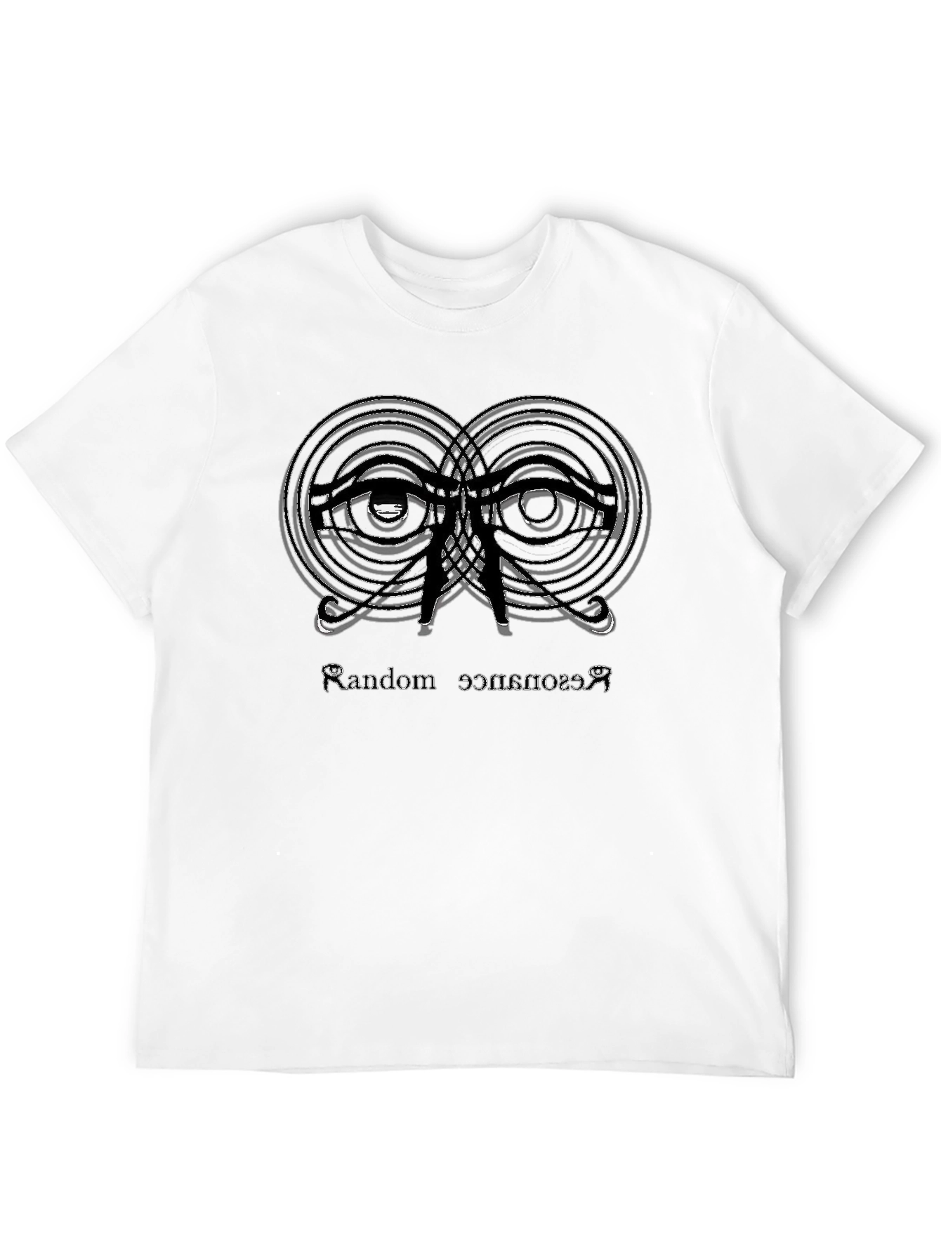 Random Resonance Graphic T-Shirt - Black