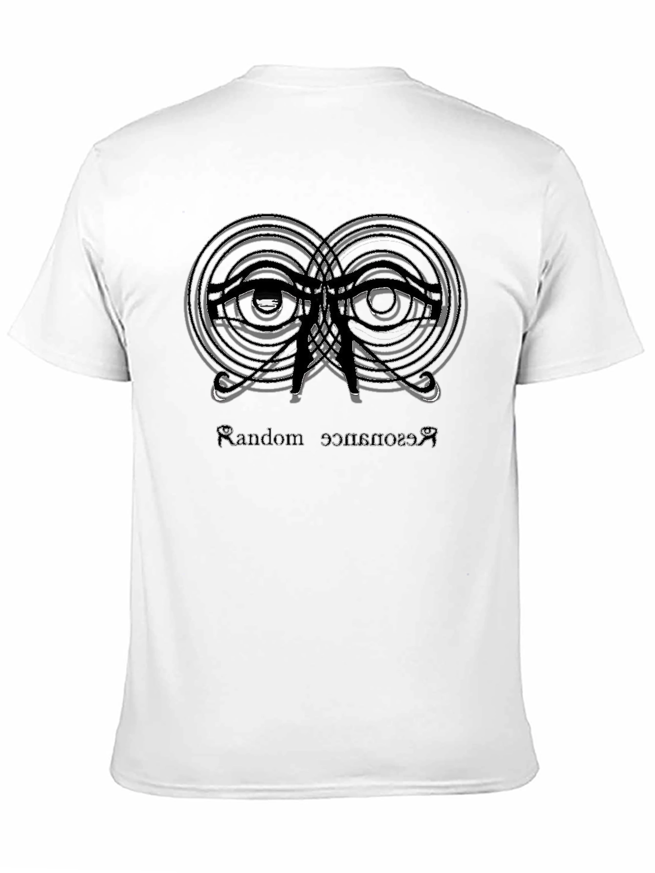 Random Resonance Graphic T-Shirt - Black