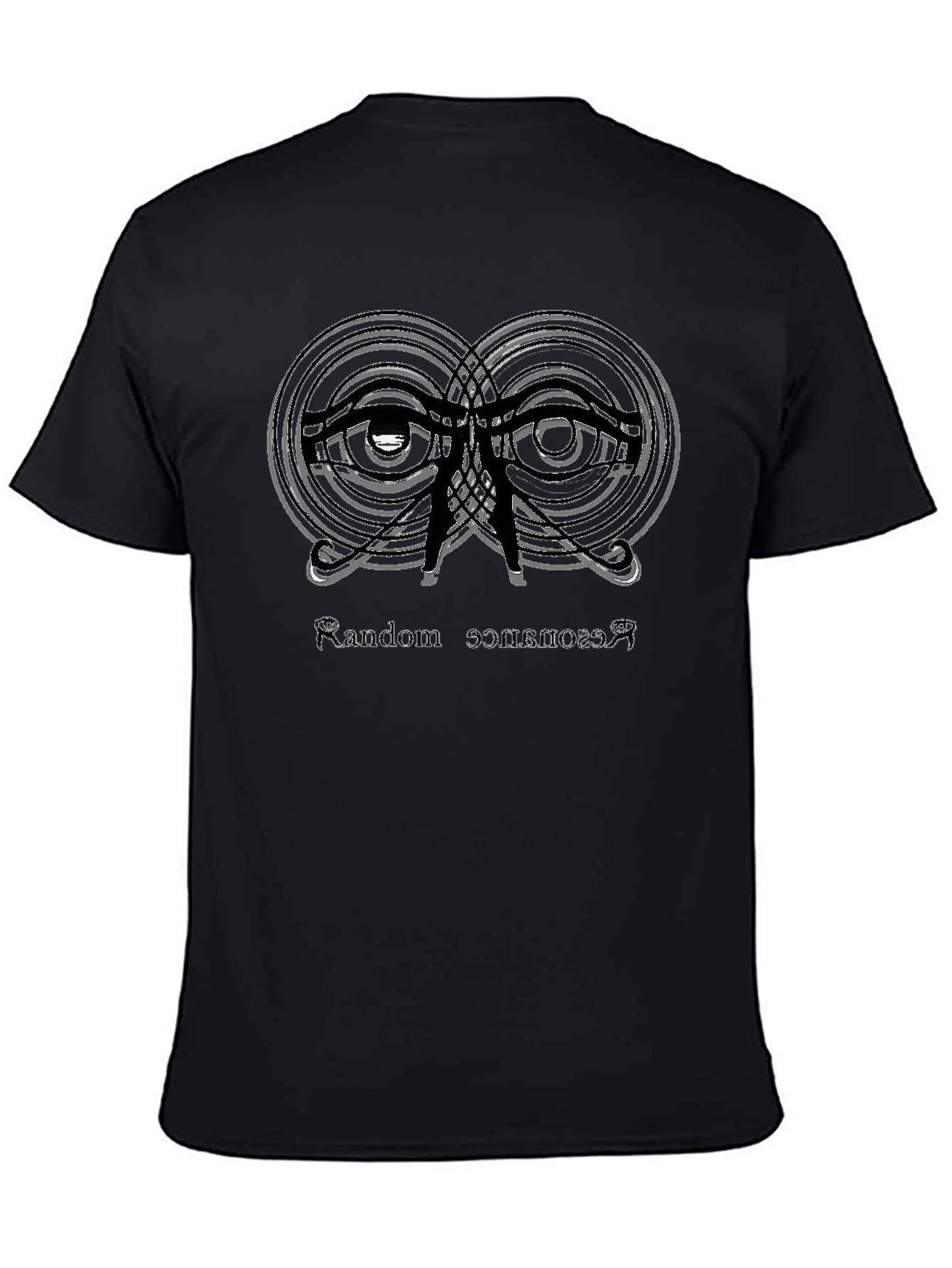 Random Resonance Graphic T-Shirt - Black