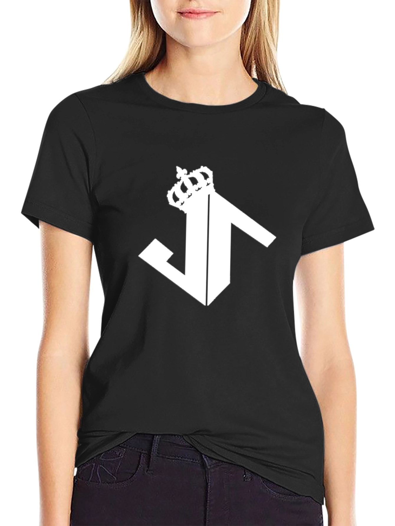 Crown JT Logo Black T-Shirt