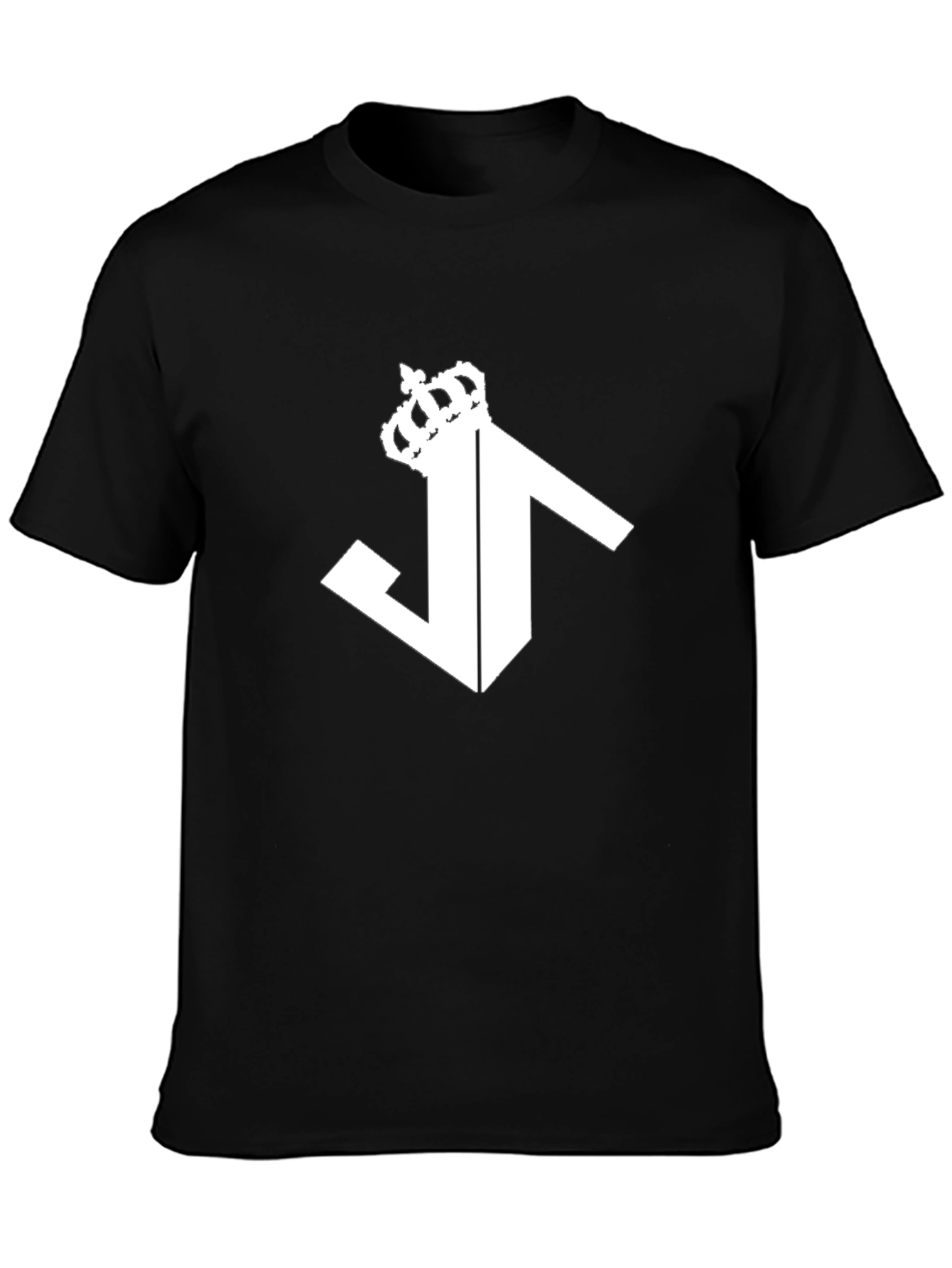 Crown JT Logo Black T-Shirt