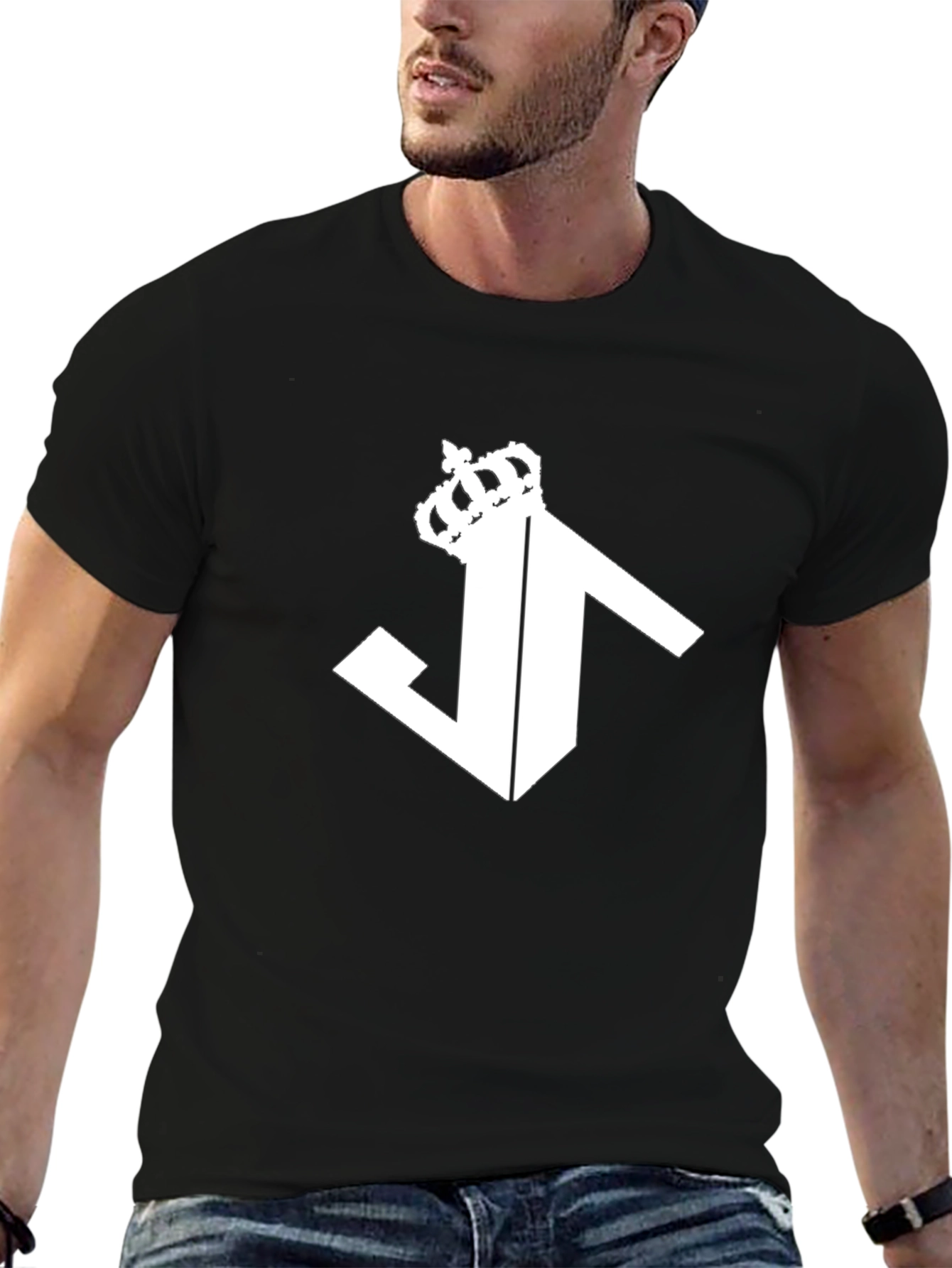 Crown JT Logo Black T-Shirt