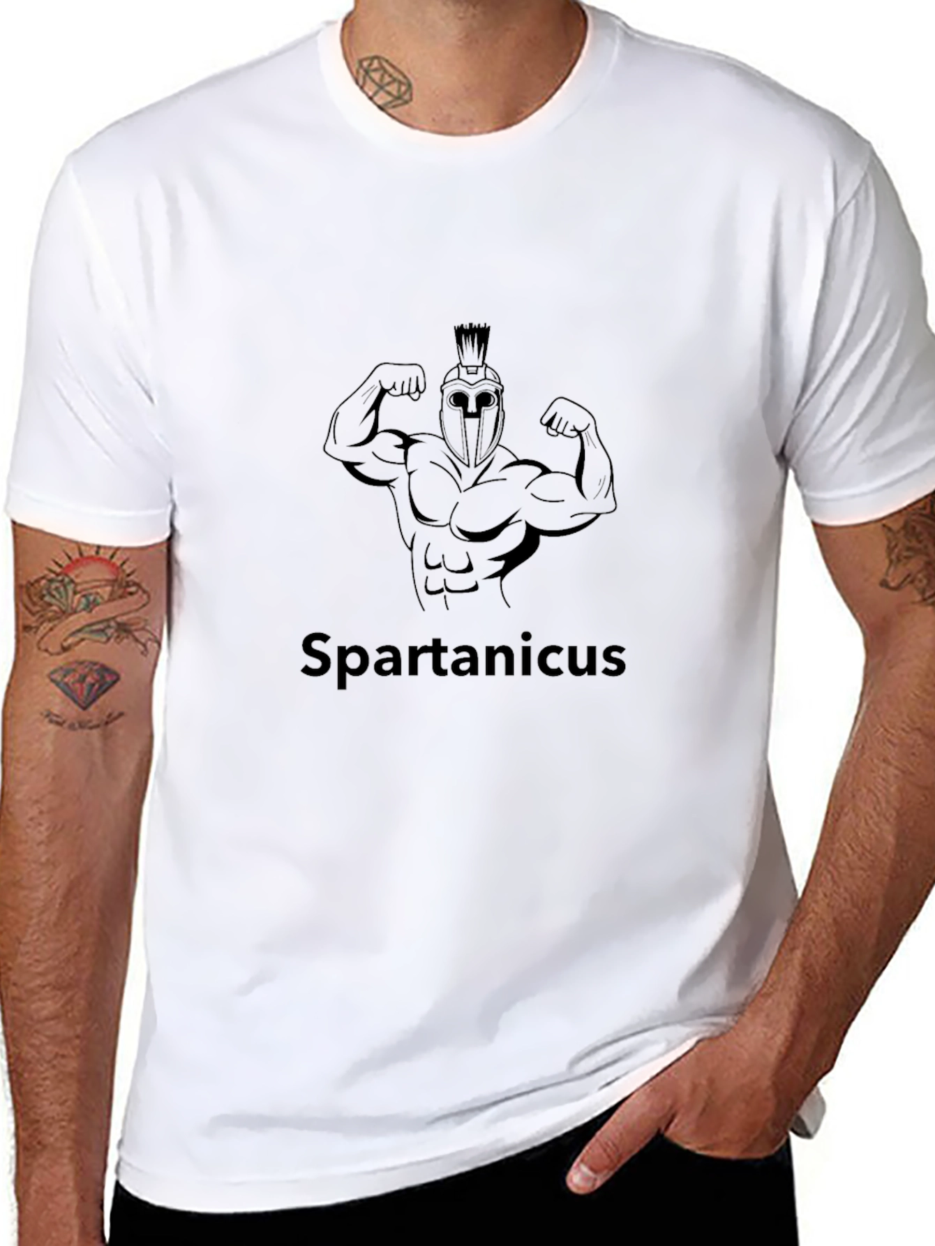 Spartanicus Graphic Tee - Black T-Shirt