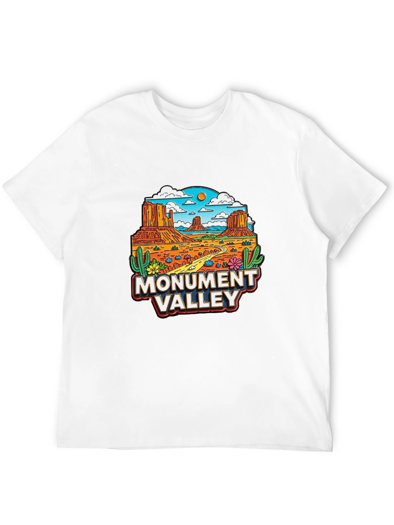 Monument Valley T-Shirt Black Graphic Tee