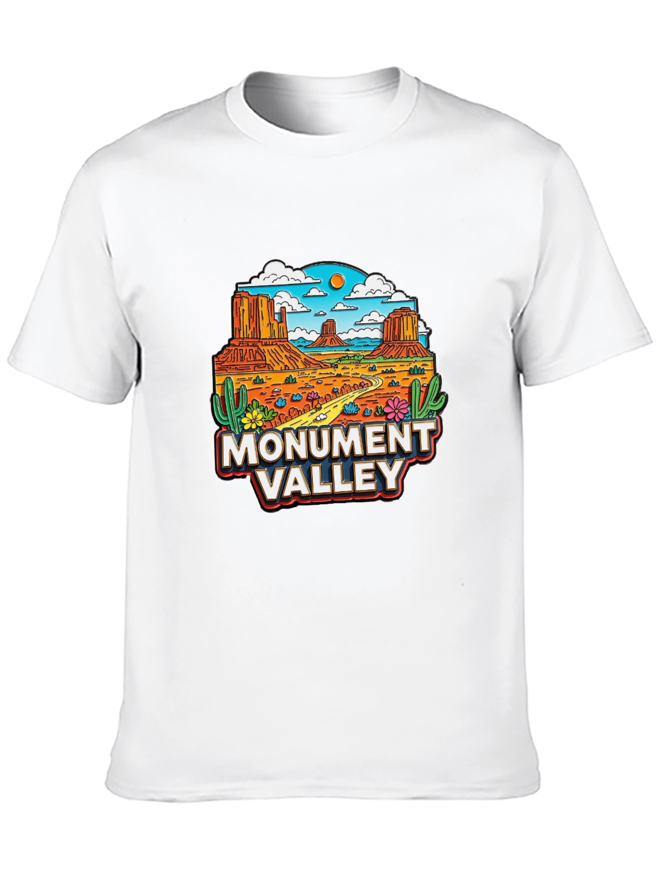 Monument Valley T-Shirt Black Graphic Tee