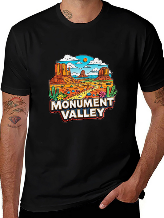 Monument Valley T-Shirt Black Graphic Tee