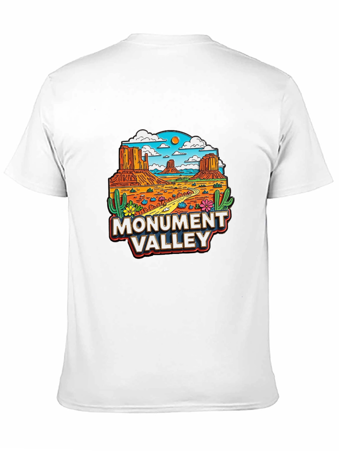 Monument Valley T-Shirt Black Graphic Tee