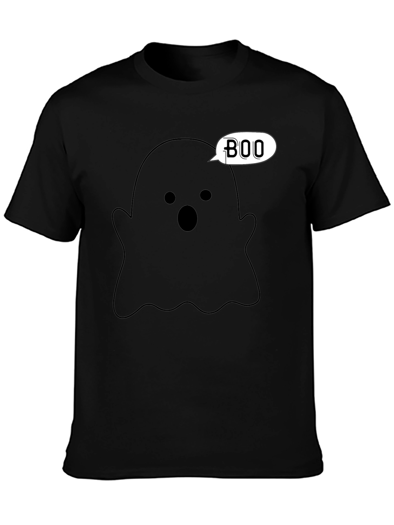 Boo Ghost T-Shirt - Halloween Apparel