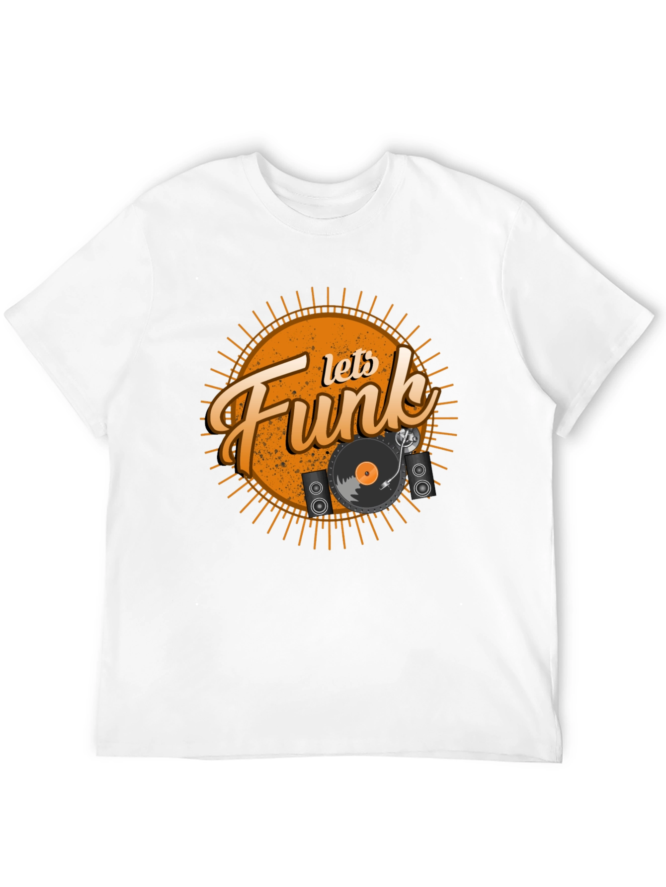 Lets Funk Black Graphic Tee