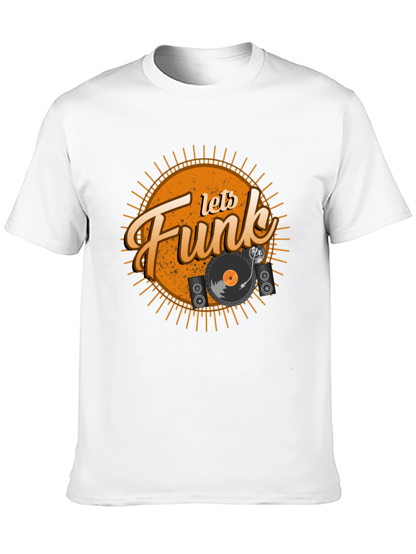 Lets Funk Black Graphic Tee
