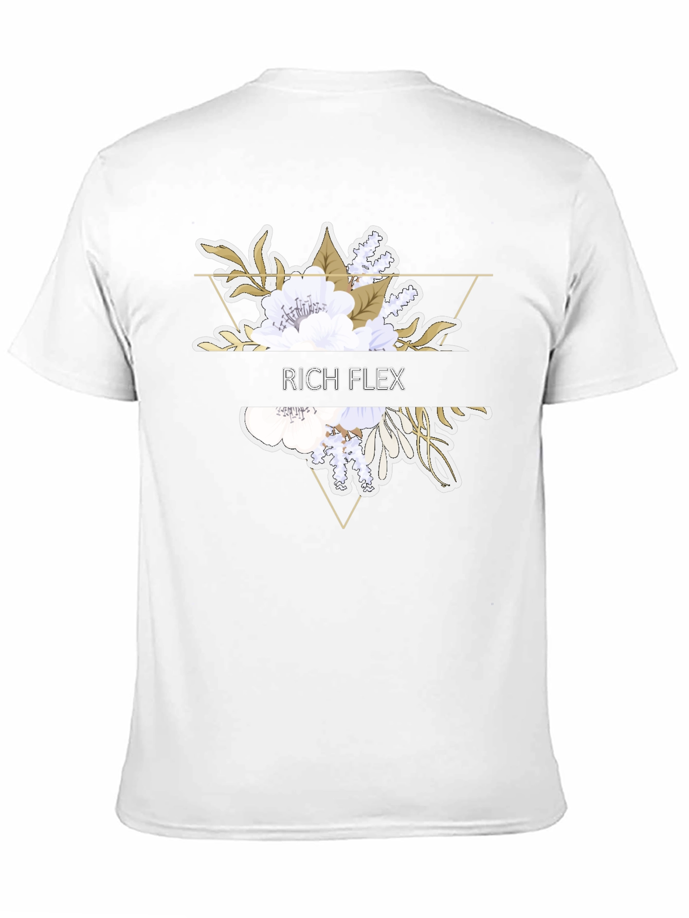 Rich Flex Floral Triangle Graphic Tee