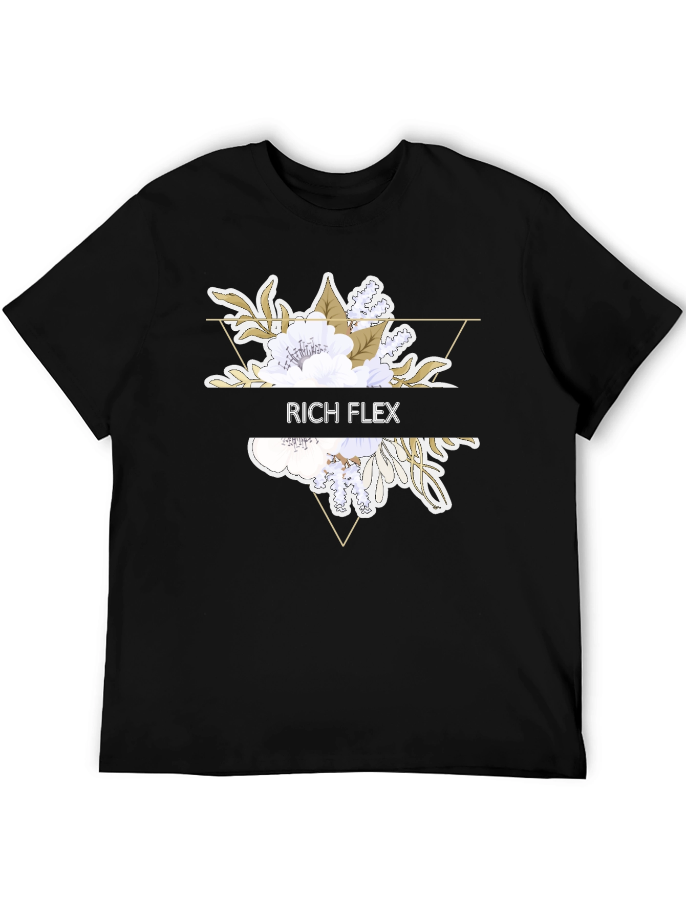 Rich Flex Floral Triangle Graphic Tee