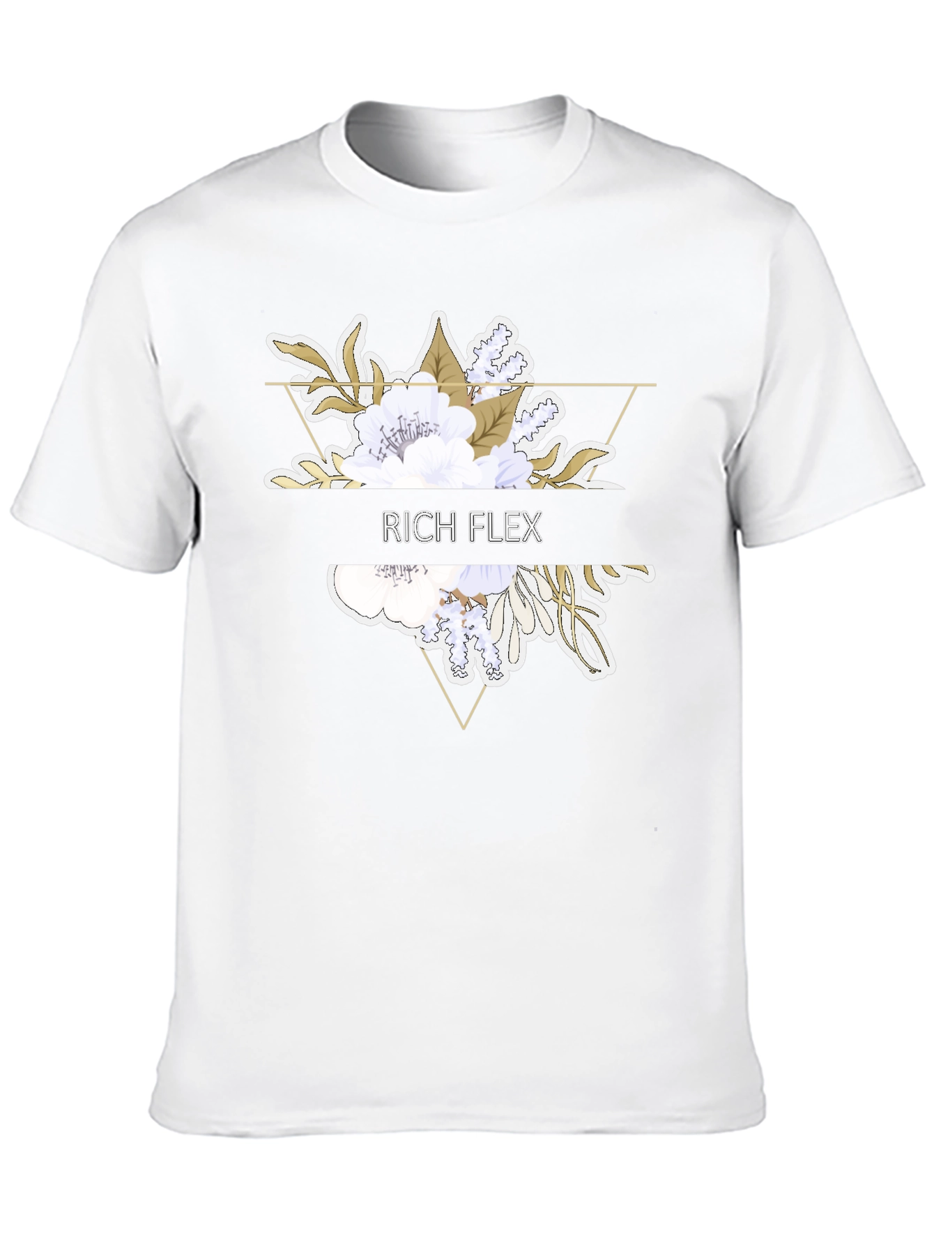 Rich Flex Floral Triangle Graphic Tee