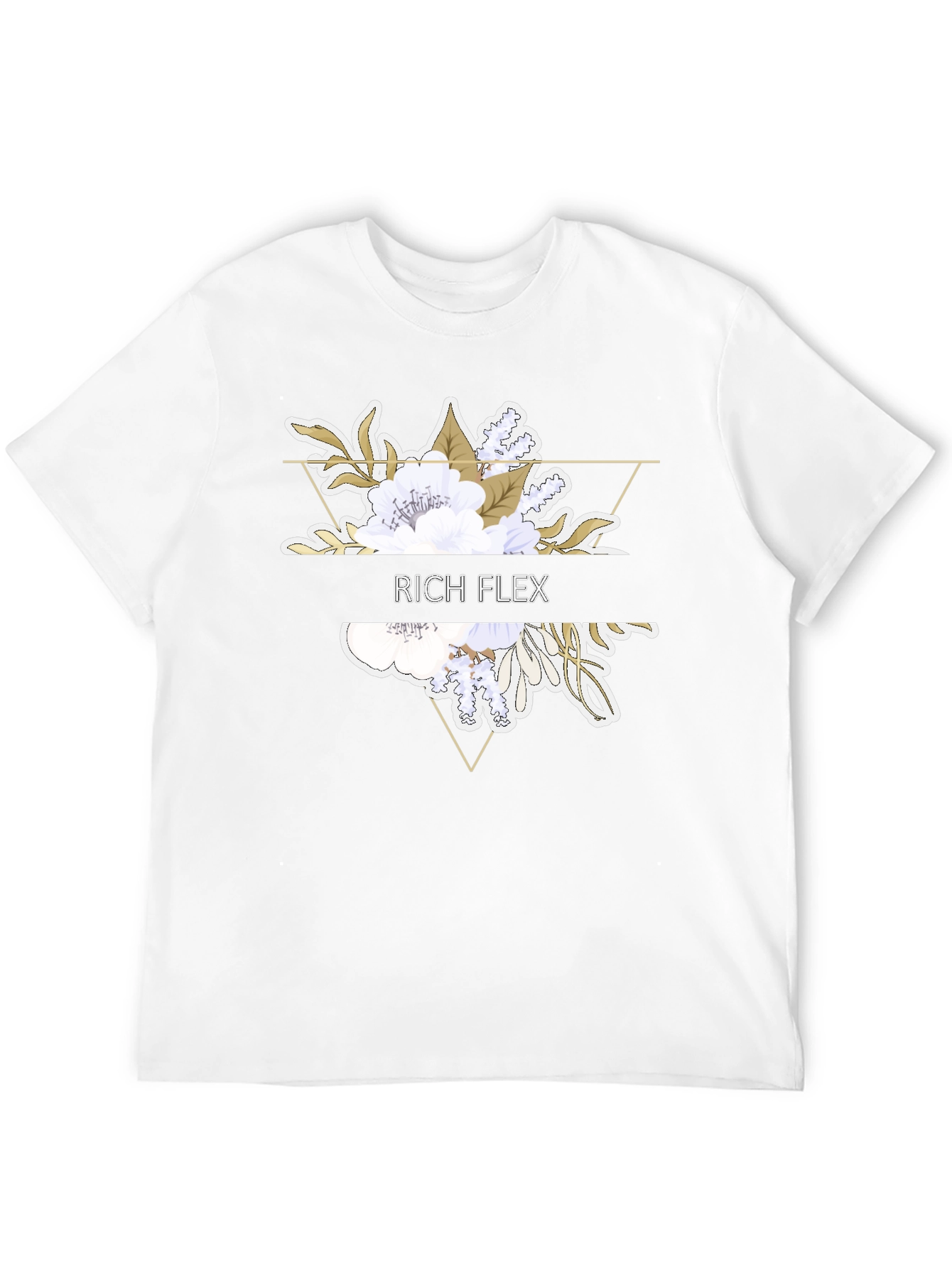Rich Flex Floral Triangle Graphic Tee