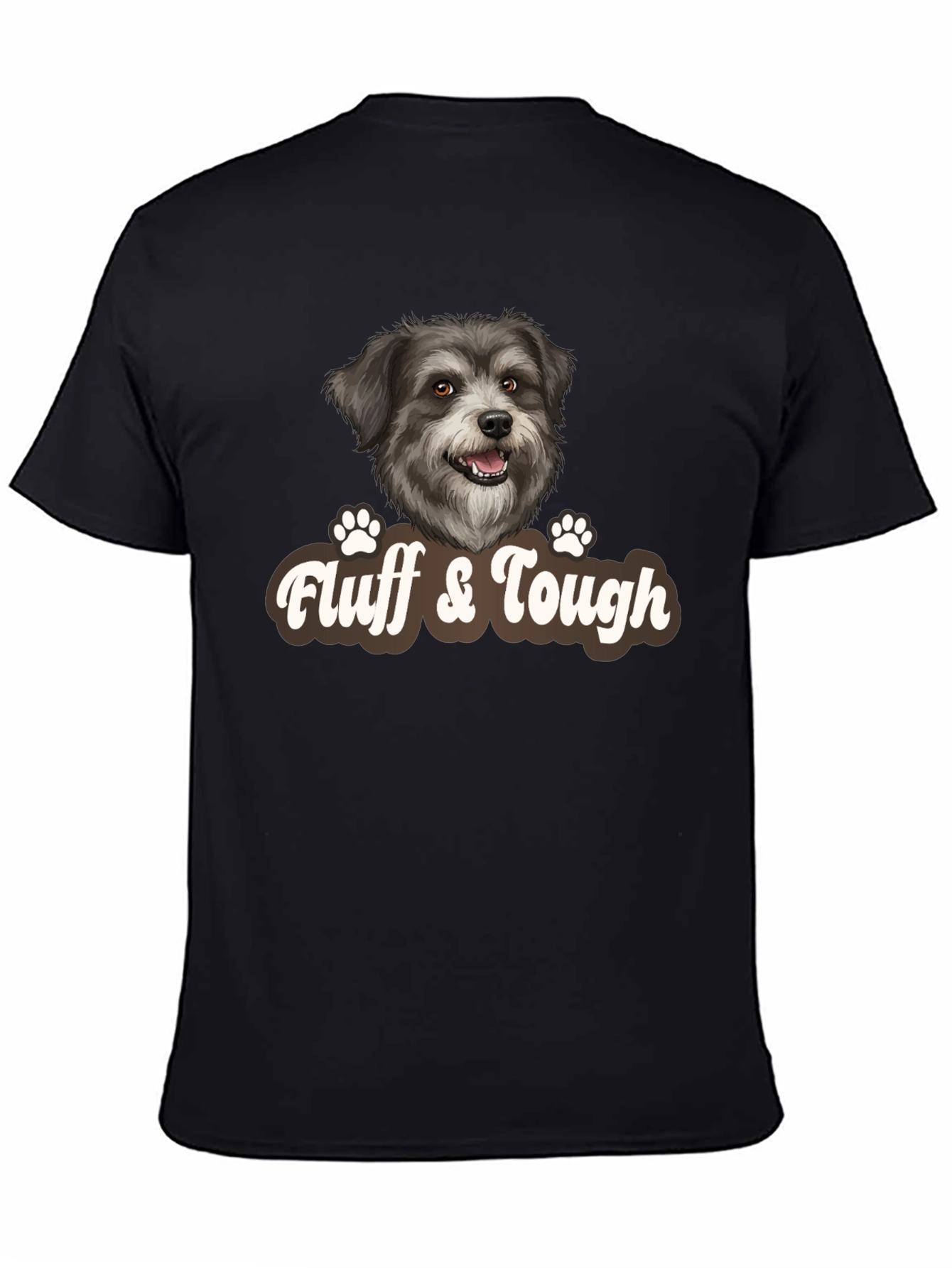 Fluff & Tough Dog T-Shirt – Cute Dog Lover Graphic Tee