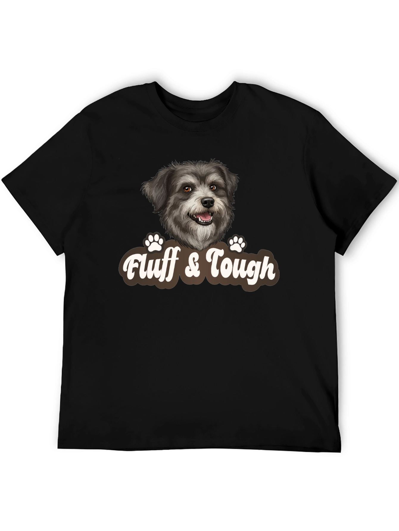 Fluff & Tough Dog T-Shirt – Cute Dog Lover Graphic Tee