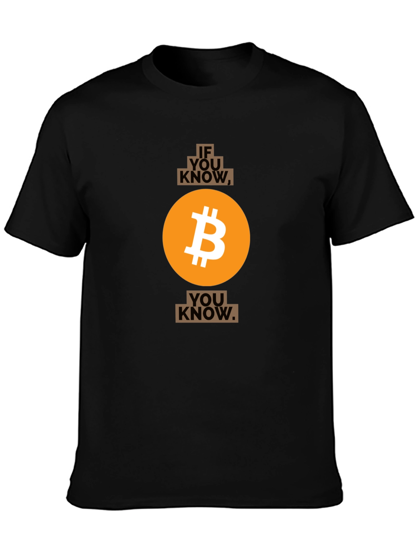 Bitcoin If You Know Graphic Tee - Crypto Fashion