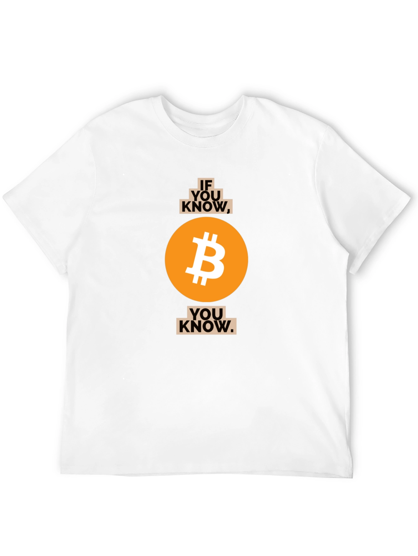 Bitcoin If You Know Graphic Tee - Crypto Fashion
