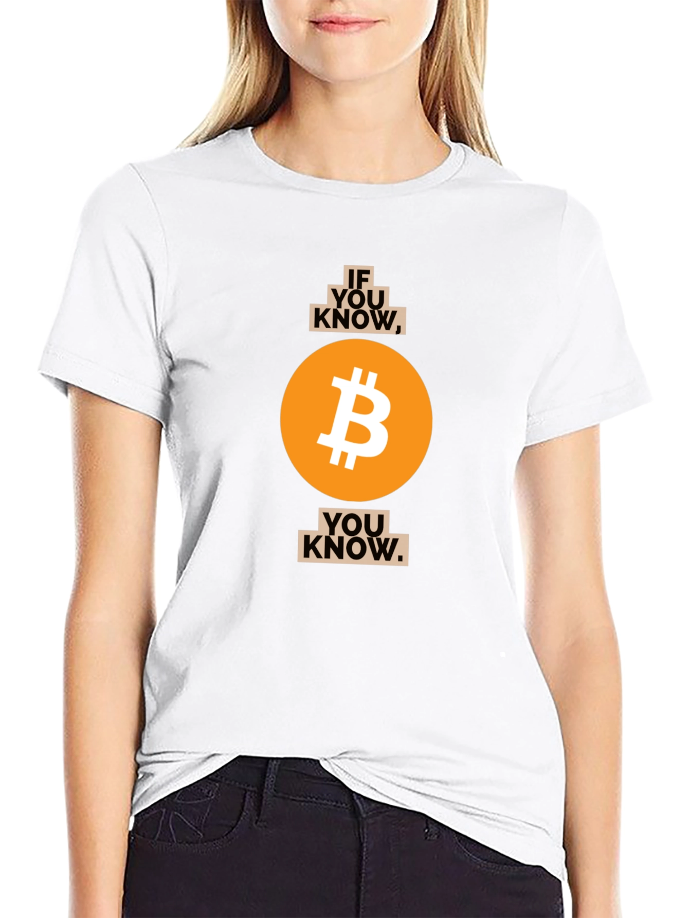 Bitcoin If You Know Graphic Tee - Crypto Fashion