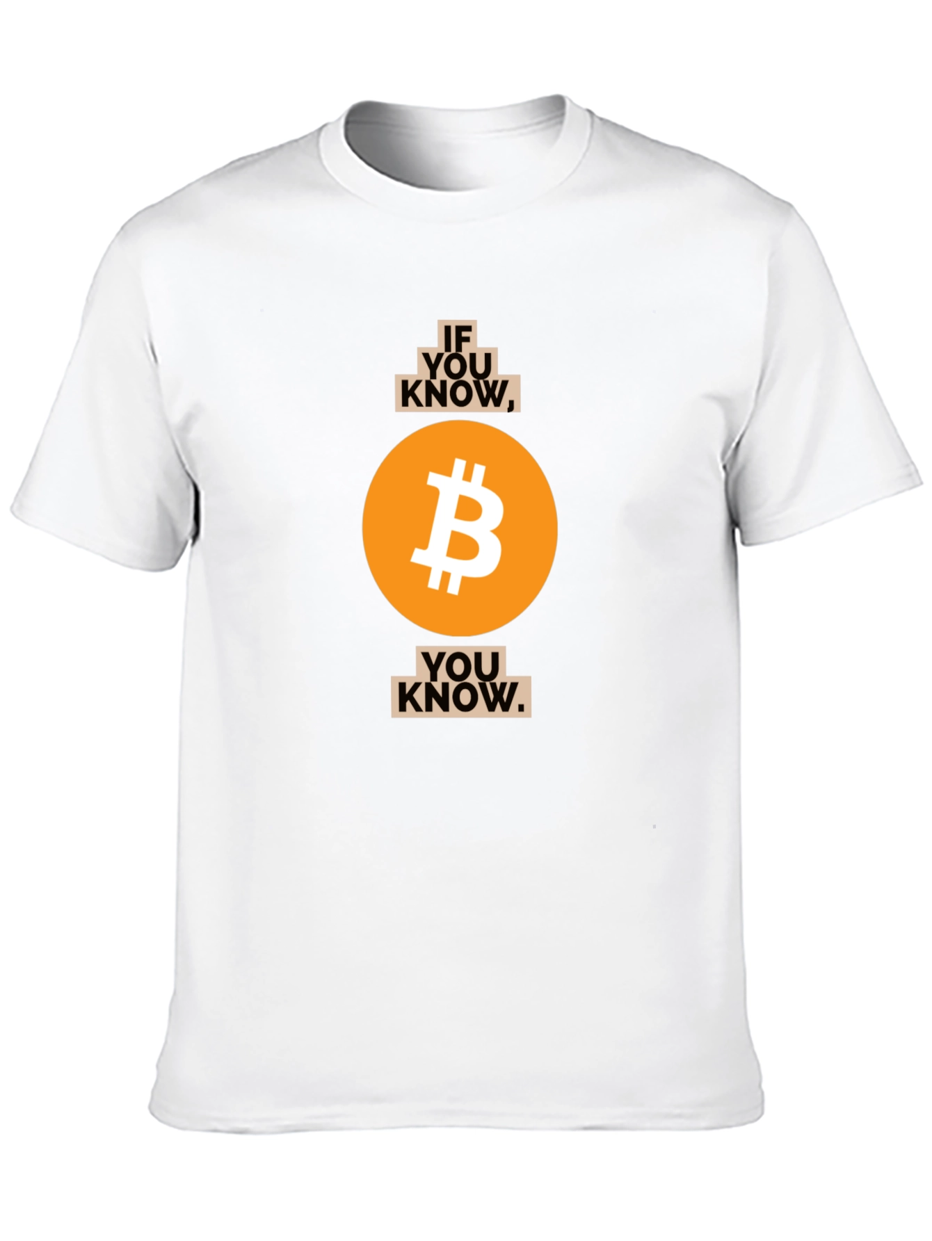 Bitcoin If You Know Graphic Tee - Crypto Fashion