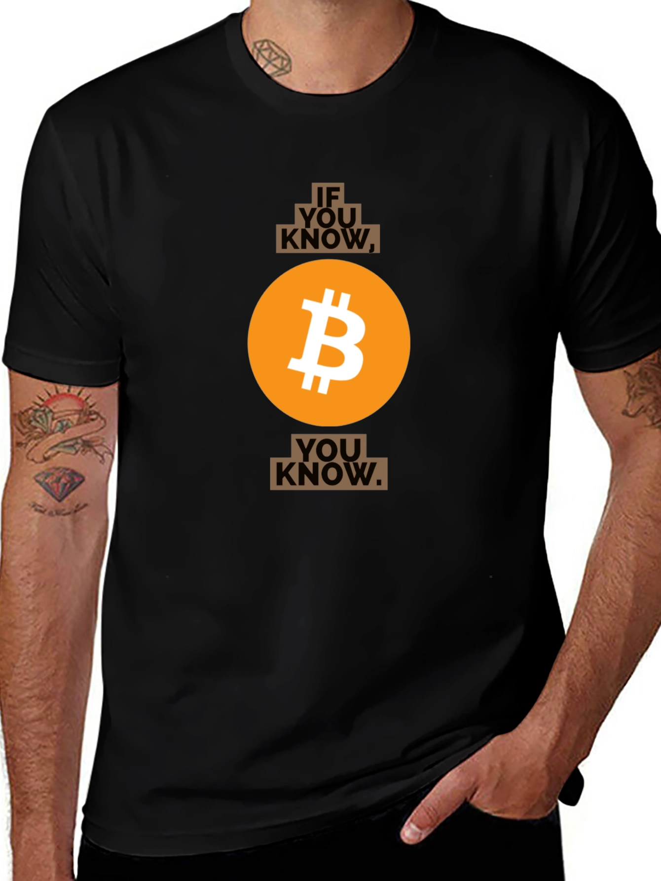 Bitcoin If You Know Graphic Tee - Crypto Fashion