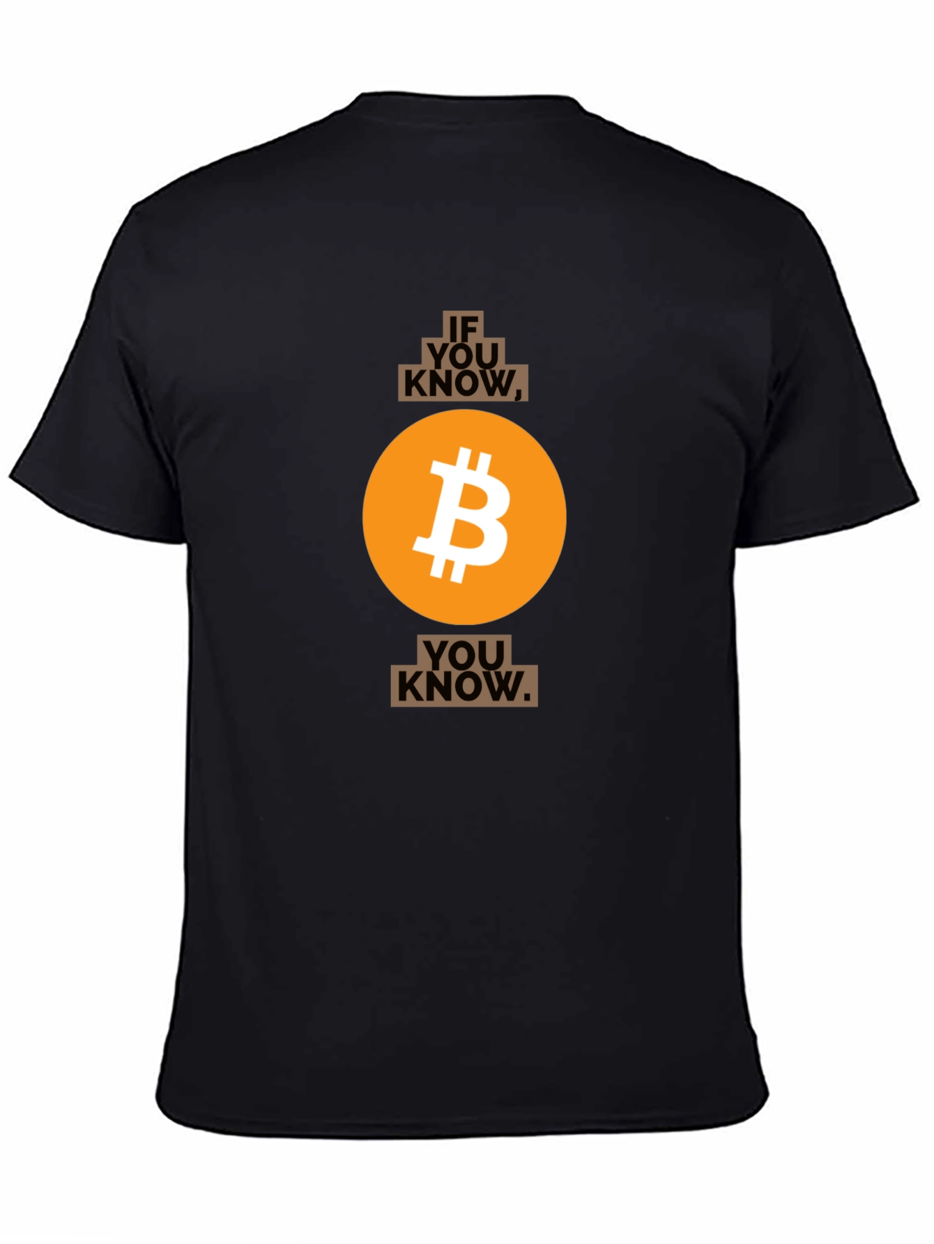 Bitcoin If You Know Graphic Tee - Crypto Fashion