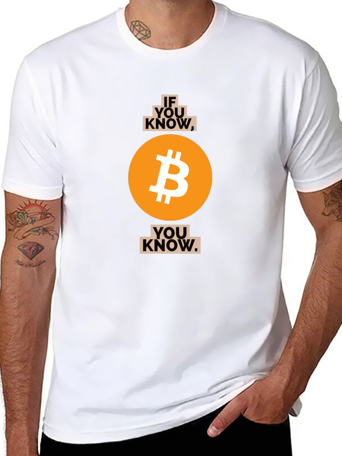 Bitcoin If You Know Graphic Tee - Crypto Fashion