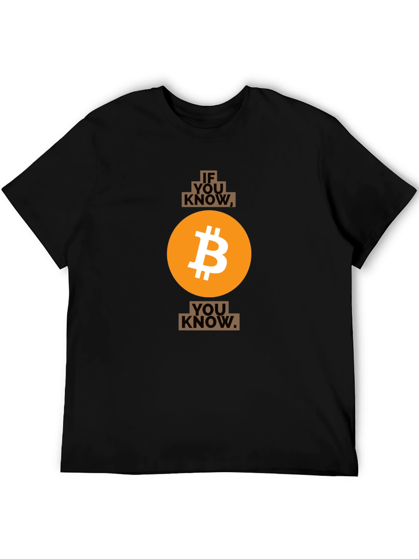 Bitcoin If You Know Graphic Tee - Crypto Fashion