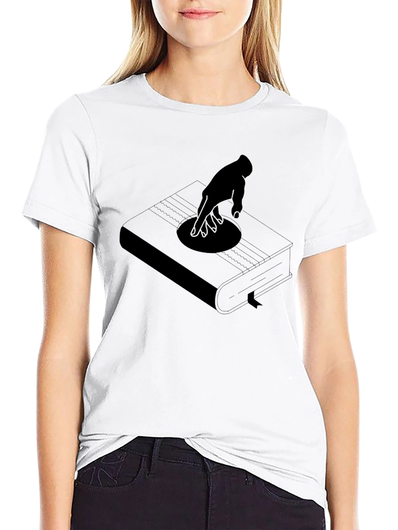 Bookish Beats Black T-Shirt