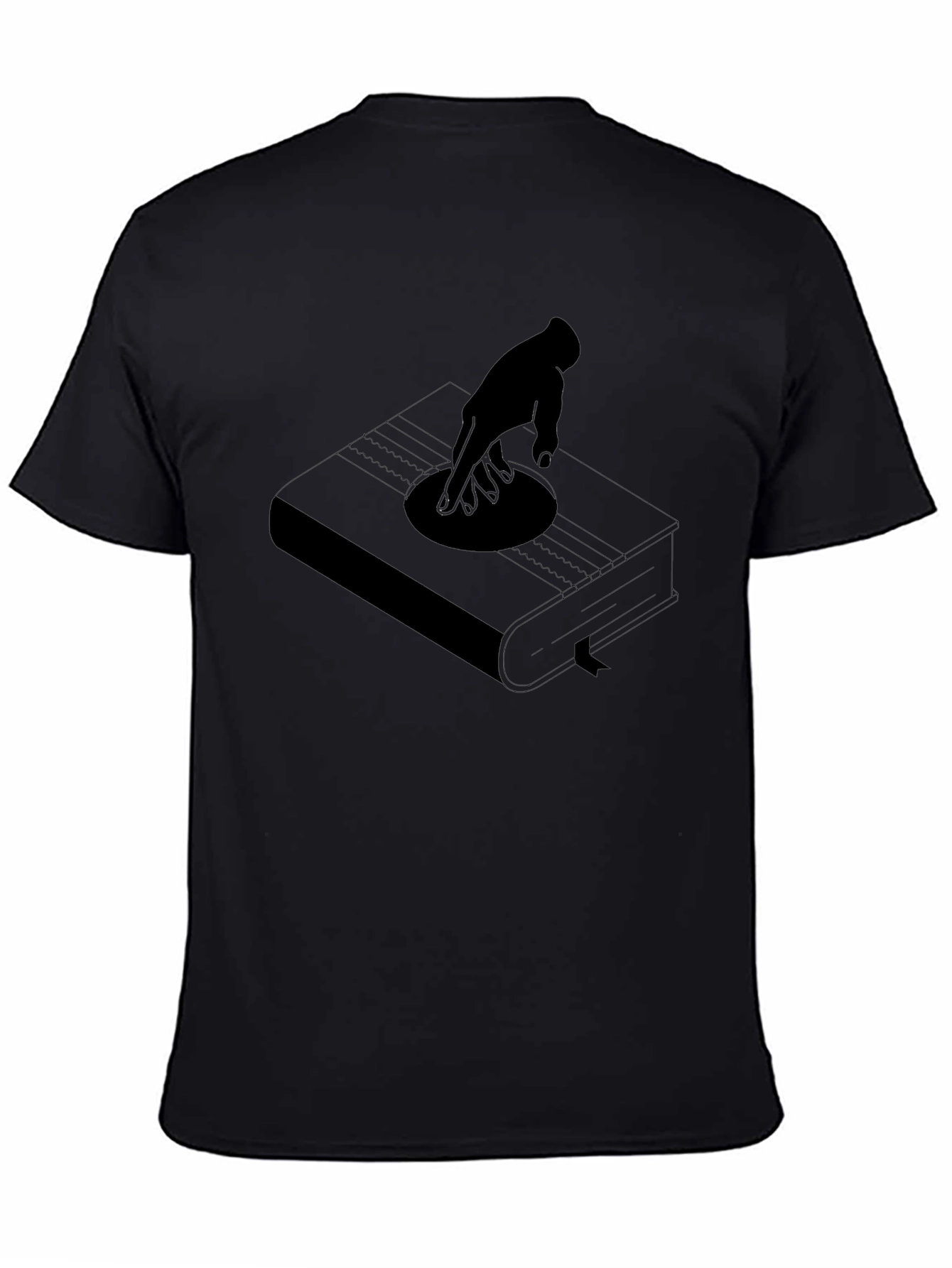 Bookish Beats Black T-Shirt