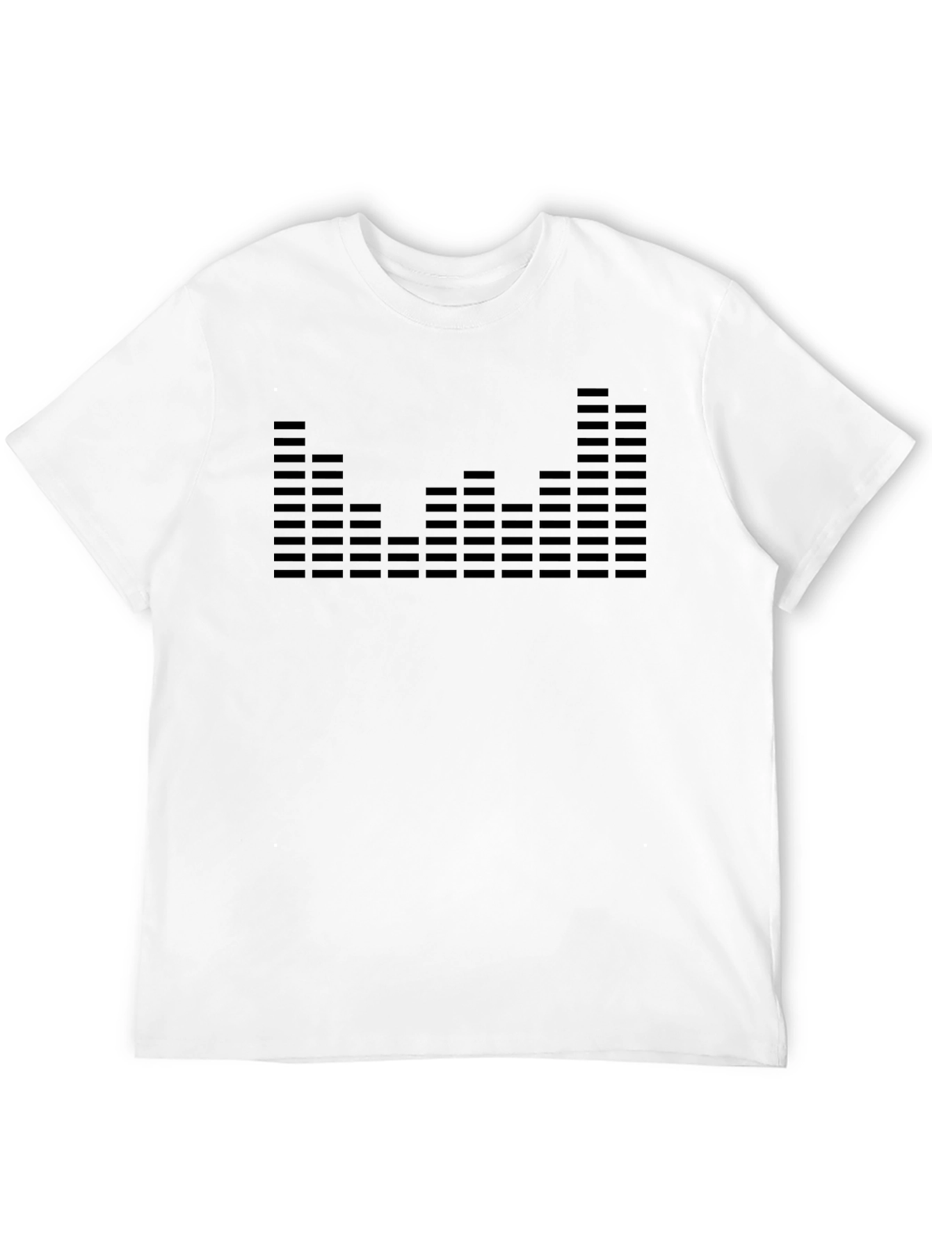 Cool Graphic Equalizer T-Shirt - Black