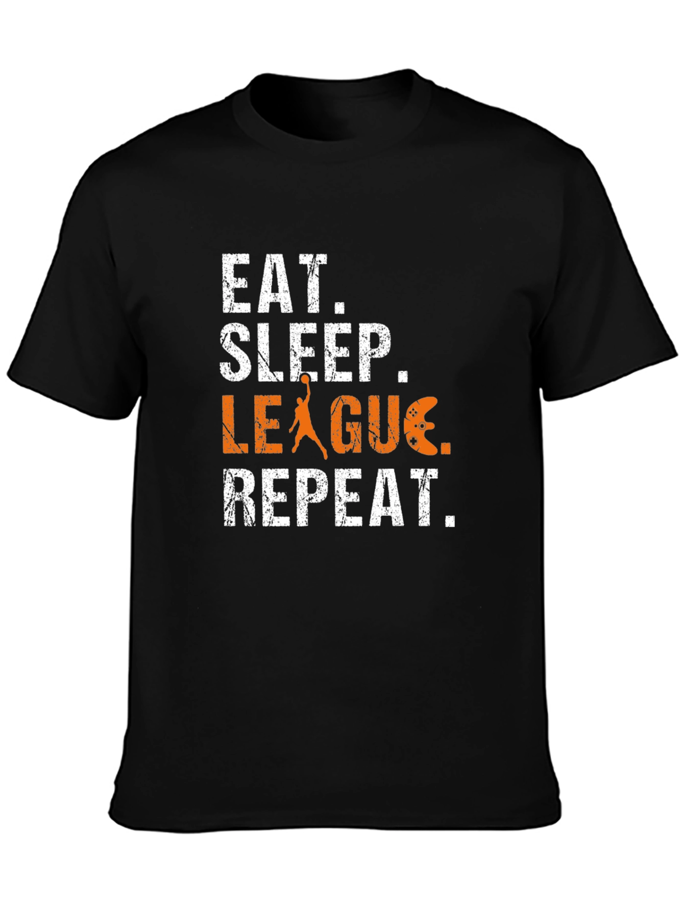 Eat Sleep League Repeat Graphic T-Shirt