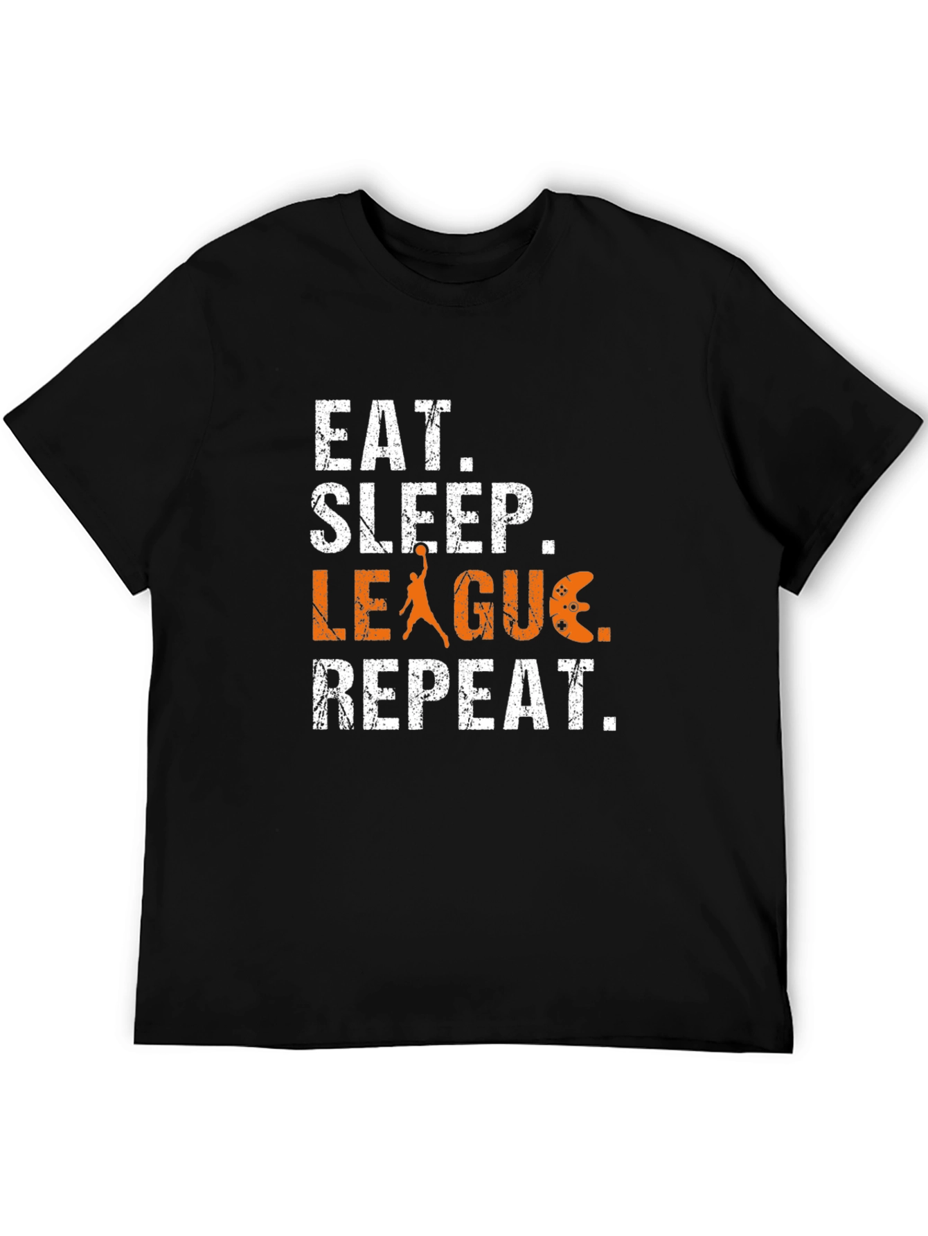 Eat Sleep League Repeat Graphic T-Shirt