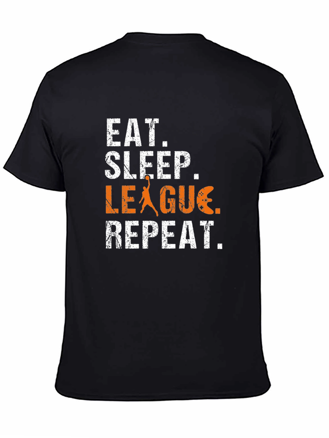 Eat Sleep League Repeat Graphic T-Shirt