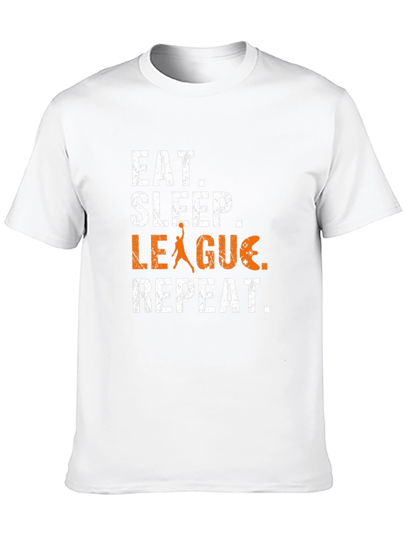 Eat Sleep League Repeat Graphic T-Shirt