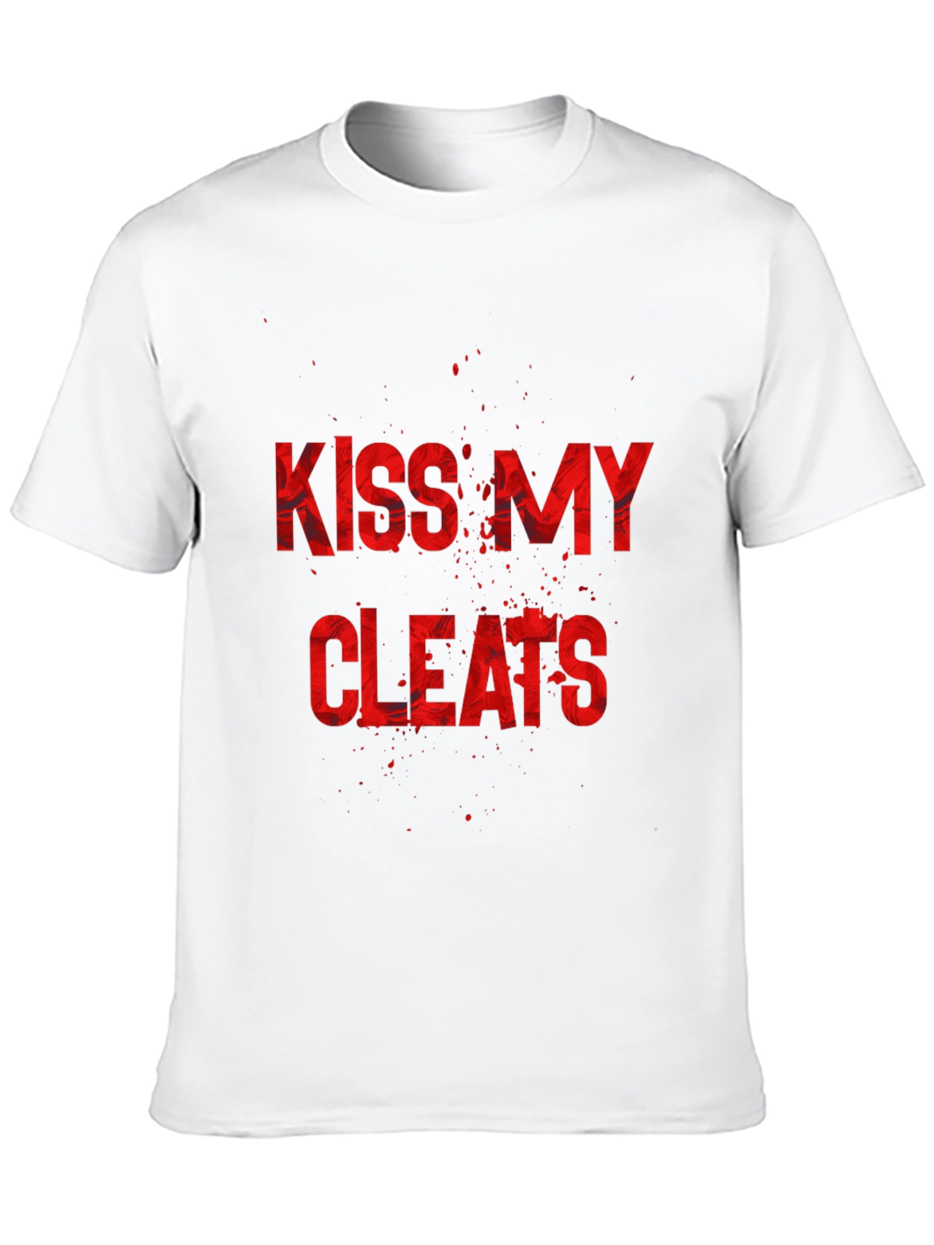 Kiss My Cleats Graphic T-Shirt - Black