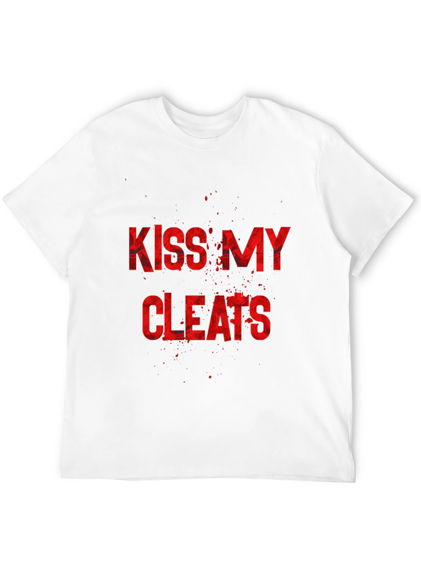 Kiss My Cleats Graphic T-Shirt - Black