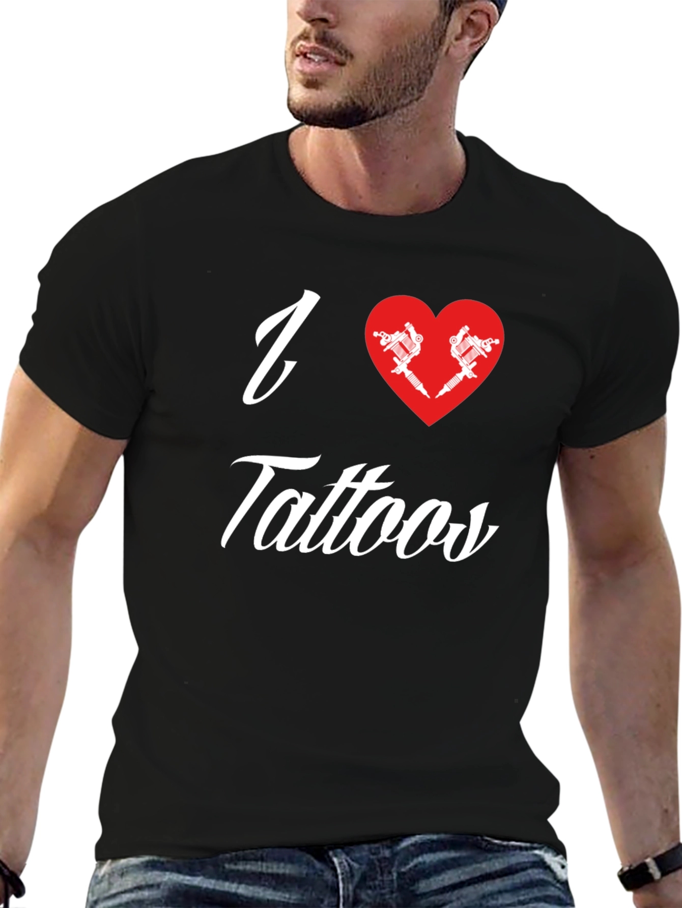I Love Tattoos Graphic Tee