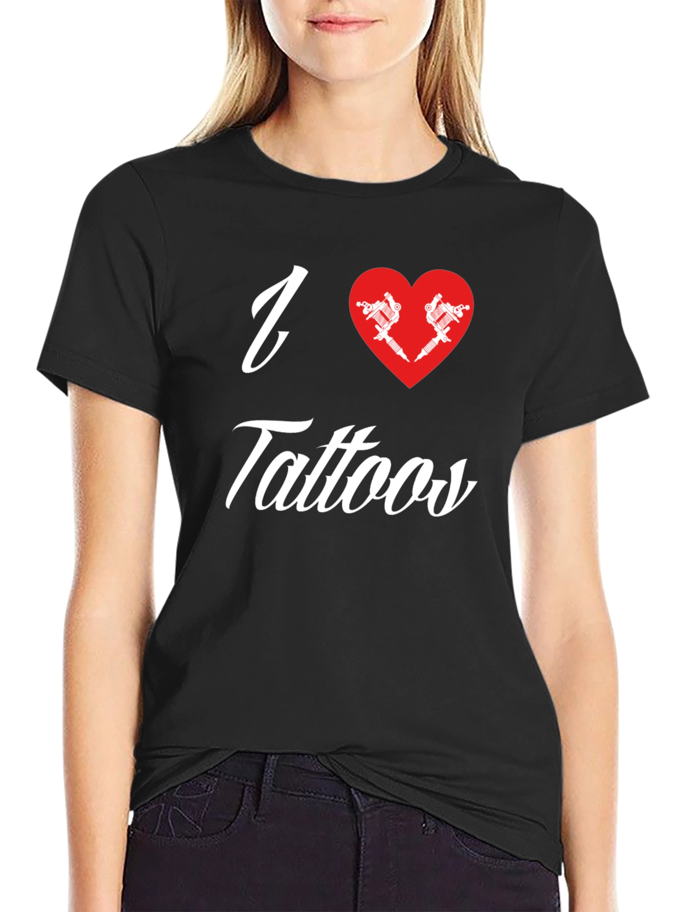 I Love Tattoos Graphic Tee